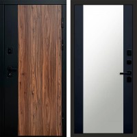 Дверь Termo Door Флэш Зеркало 27 Черный кварц + тонировка