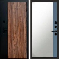 Входная дверь Флэш Зеркало фацет Grey софт