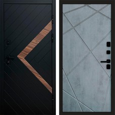 Входная дверь Плэй Лучи бетон темный