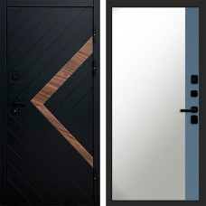 Входная дверь Плэй Зеркало фацет Grey софт