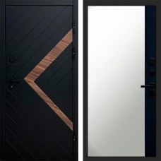Дверь Termo Door Плэй Зеркало фацет Черный кварц