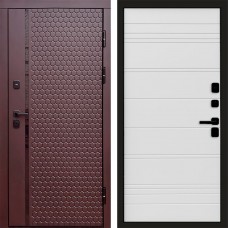 Входная дверь Simple шоколад White Line