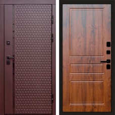 Входная дверь Simple шоколад Классика Дуб