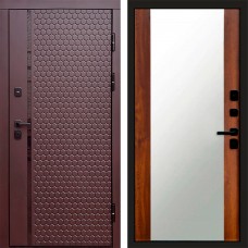 Входная дверь Simple шоколад Зеркало дуб