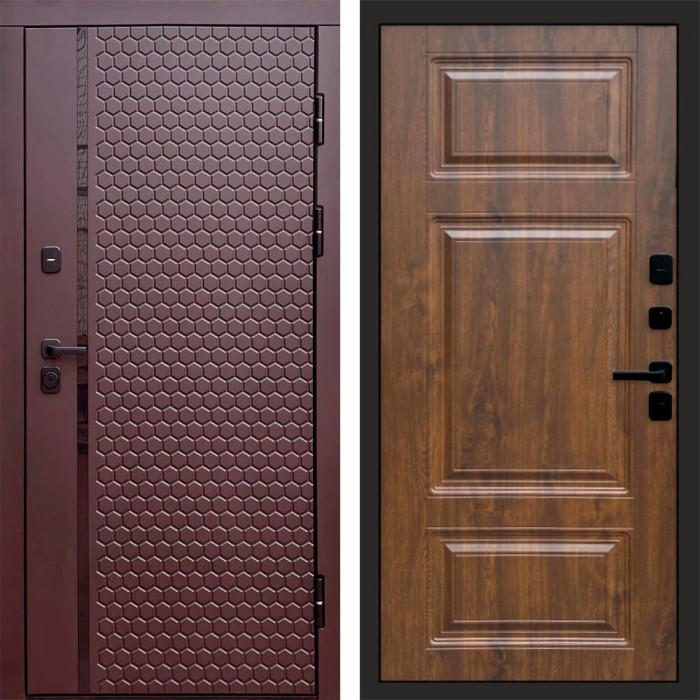Дверь Termo Door Simple шоколад Лион Дуб