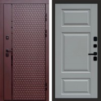 Дверь Termo Door Simple шоколад Лион Grey софт