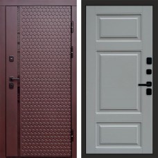 Дверь Termo Door Simple шоколад Лион Grey софт