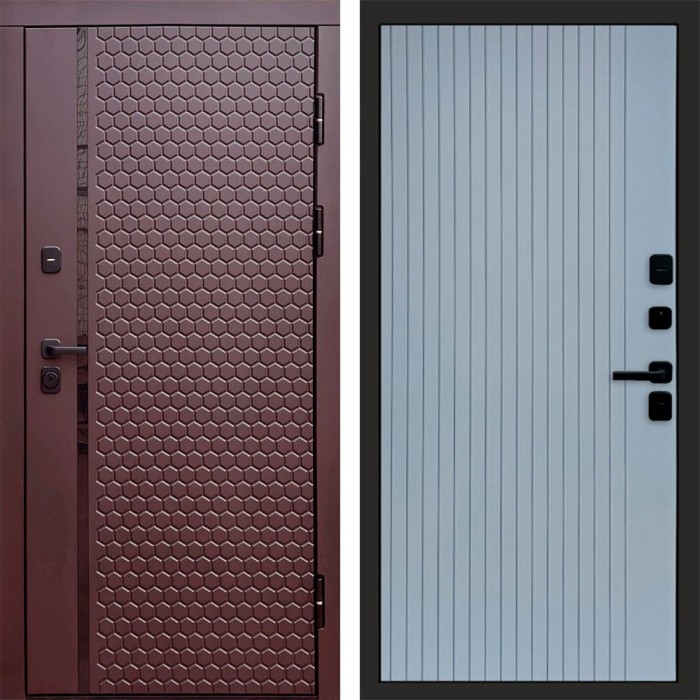 Termo Door Simple шоколад Flat Grey Софт