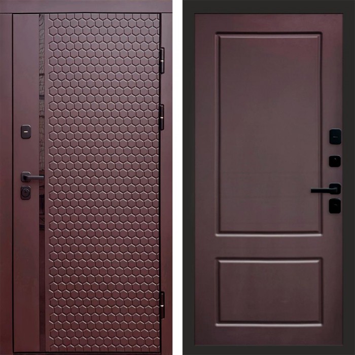 Дверь входная Termo Door Simple шоколад Марсель Шоколад