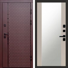 Дверь Termo Door Simple шоколад Зеркало 27 Слоновая кость