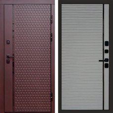 Входная дверь Simple шоколад Porte Grey софт