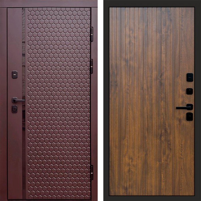 Дверь Termo Door Simple шоколад Flat Дуб