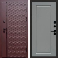 Входная дверь Simple шоколад Гранд Grey софт