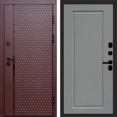 Входная дверь Simple шоколад Гранд Grey софт