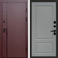 Дверь входная Termo Door Simple шоколад Марсель Grey софт