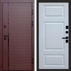 Дверь Termo Door Simple шоколад Лион Белый софт