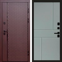 Дверь Termo Door Simple шоколад Горизонт Grey софт