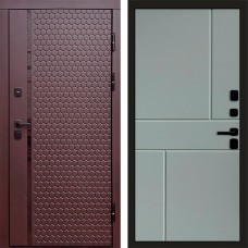 Дверь Termo Door Simple шоколад Горизонт Grey софт