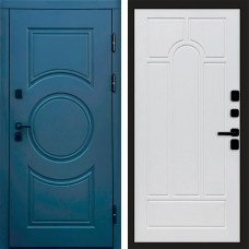 Входная дверь Сфера Арка белое дерево