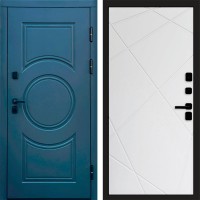 Входная дверь Сфера Лучи белый