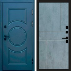 Входная дверь Сфера Горизонт бетон темный