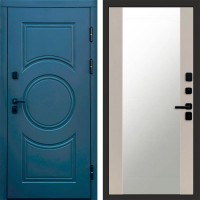 Дверь Termo Door Сфера Зеркало 27 Слоновая кость