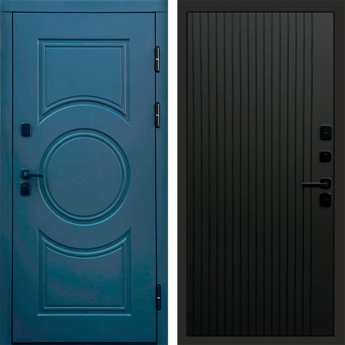 Termo Door Сфера Flat Черный кварц