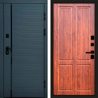 Входная дверь Графит Line Стандарт орех