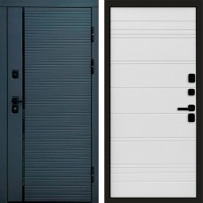 Входная дверь Графит Line White Line