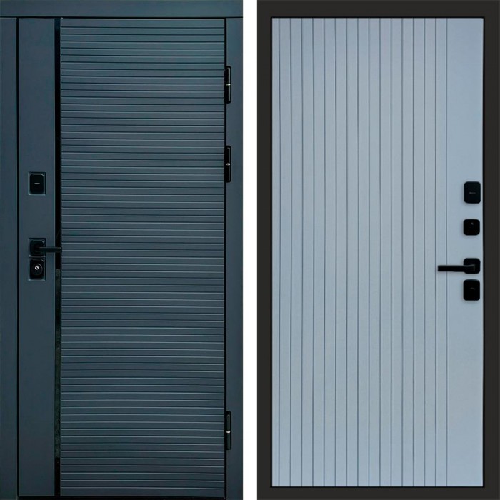 Termo Door Графит Line Flat Grey Софт