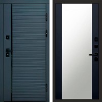 Дверь Termo Door Графит Line Зеркало 27 Черный кварц + зеркало