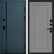 Входная дверь Графит Line Гранд Grey софт