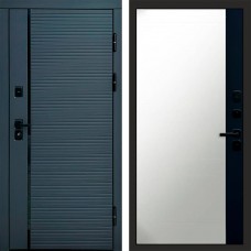 Дверь Termo Door Графит Line Зеркало фацет Черный кварц