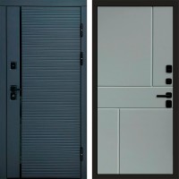 Дверь Termo Door Графит Line Горизонт Grey софт