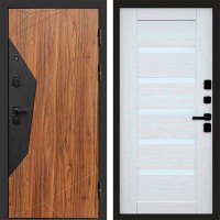 Входная дверь АВАНГАРД Дуб каньон Царга лиственница белая