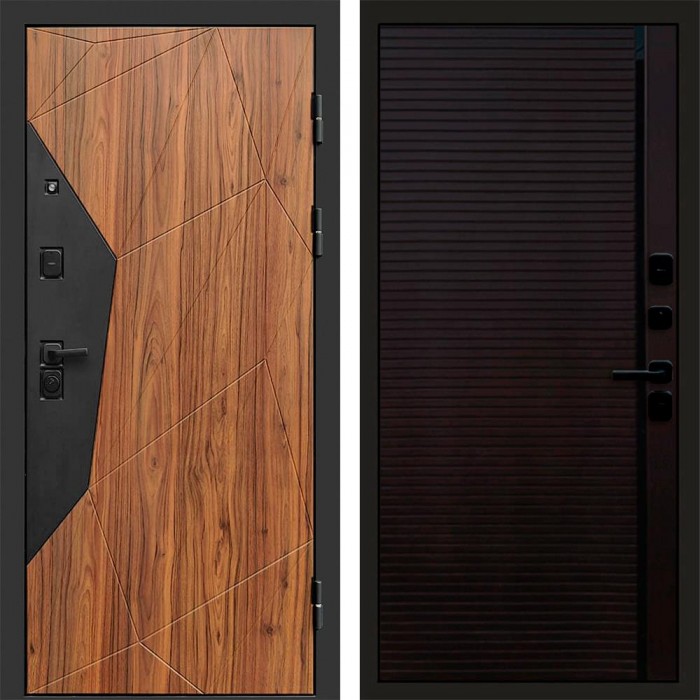 Входная дверь АВАНГАРД Дуб каньон Porte black