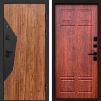 Входная дверь АВАНГАРД Дуб каньон Премиум орех