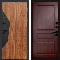 Входная дверь АВАНГАРД Дуб каньон Классика Венге