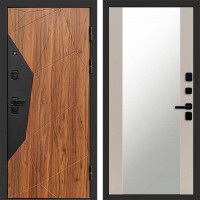 Дверь Termo Door АВАНГАРД Дуб каньон Зеркало 27 Слоновая кость