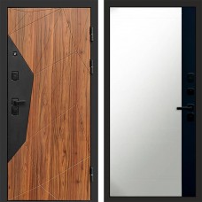 Дверь Termo Door АВАНГАРД Дуб каньон Зеркало фацет Черный кварц