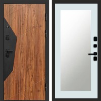 Дверь Termo Door АВАНГАРД Дуб каньон Зеркало Триумф Белый софт