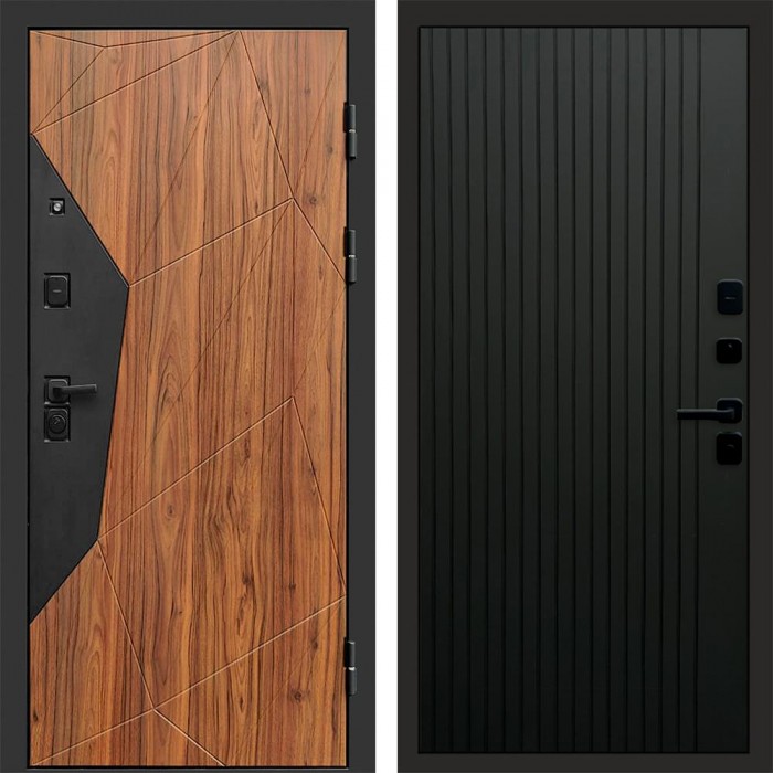 Termo Door АВАНГАРД Дуб каньон Flat Черный кварц