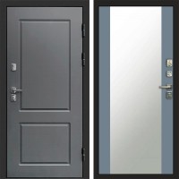 Входная дверь ВЕРОНА Зеркало 27 Grey Софт