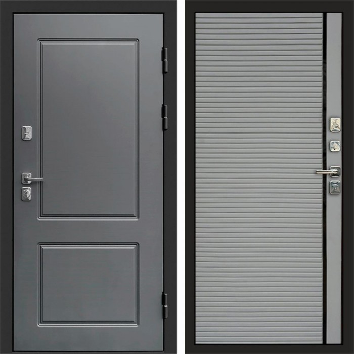 Входная дверь ВЕРОНА Porte Grey софт