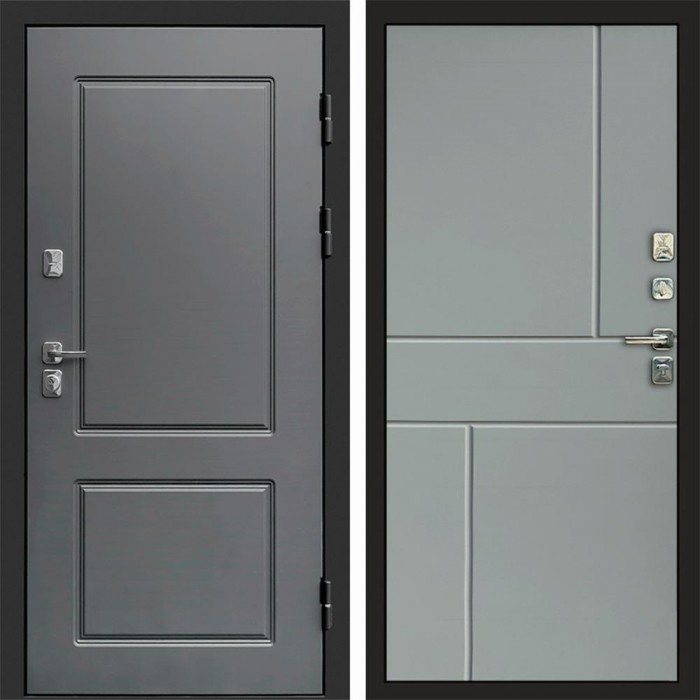 Дверь Termo Door ВЕРОНА Горизонт Grey софт