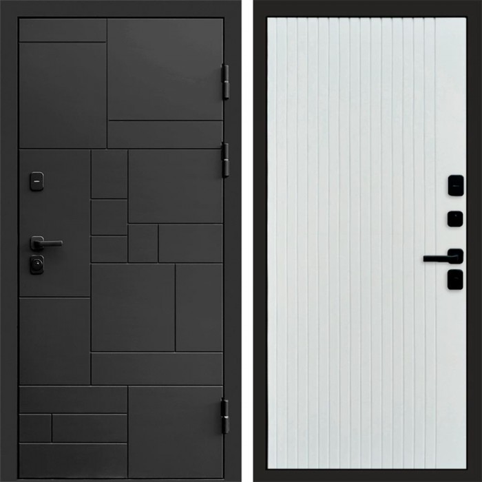 Дверь Termo Door Квадро Flat Белый софт