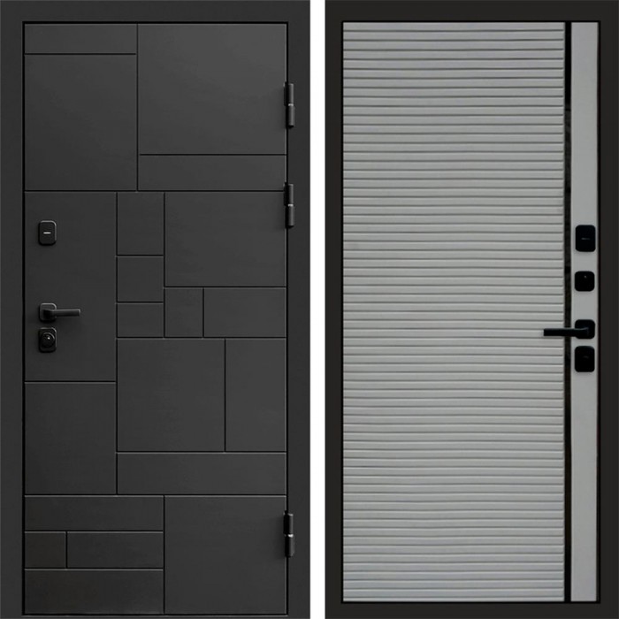 Входная дверь Квадро Porte Grey софт