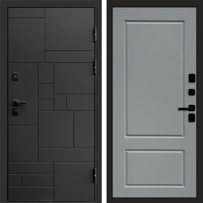 Дверь входная Termo Door Квадро Марсель Grey софт