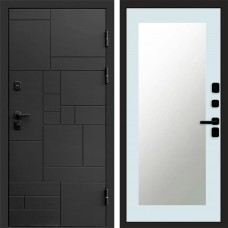 Дверь Termo Door Квадро Зеркало Триумф Белый софт