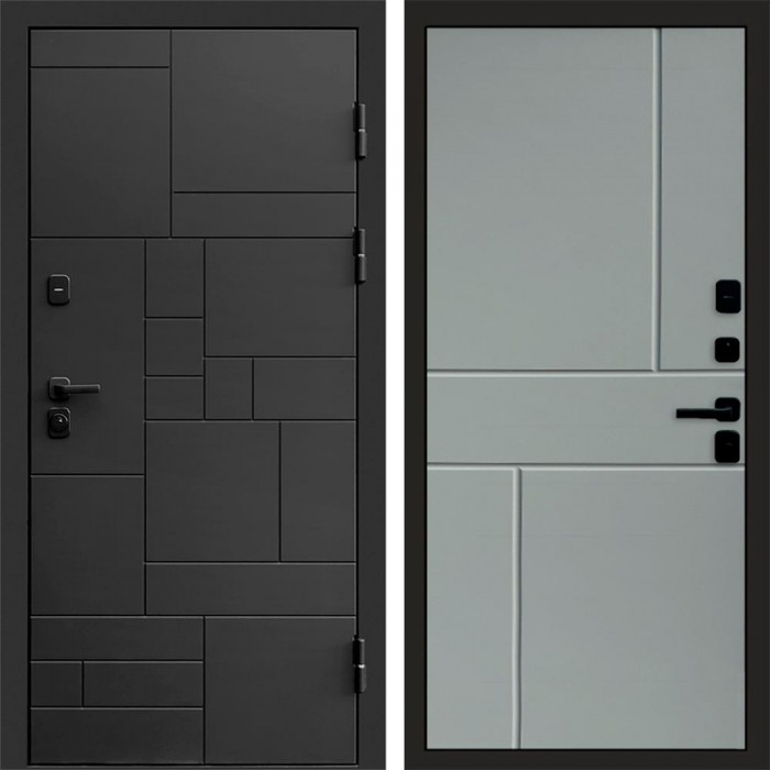 Дверь Termo Door Квадро Горизонт Grey софт